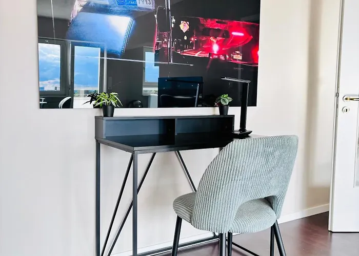 Raum2go - No2 Zentrales 2-zimmer Design & Blick Apartmán Wiesbaden